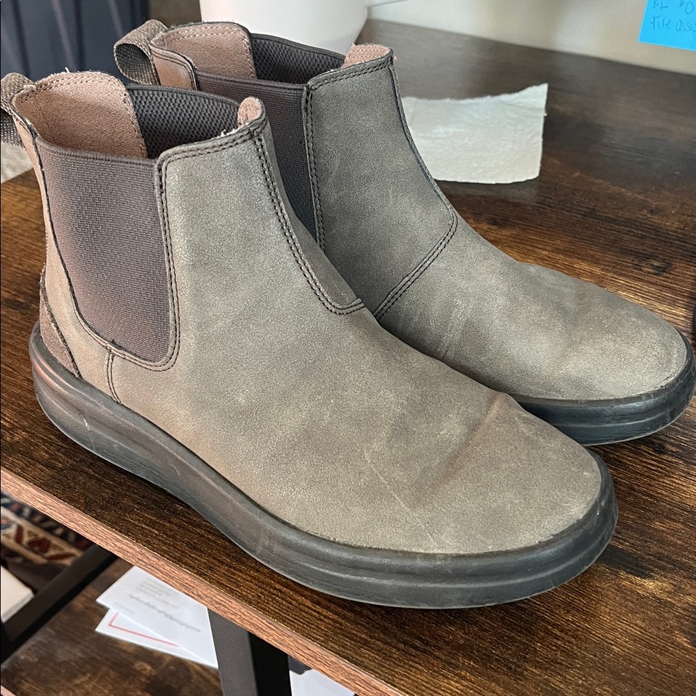 Gray Chelsea Heydude Boots